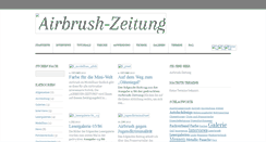 Desktop Screenshot of airbrush-zeitung.de